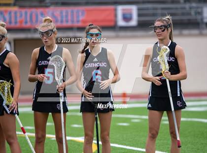 Thumbnail 3 in Charlotte Catholic vs. Cardinal Gibbons (NCHSAA 4A Final Awards) photogallery.