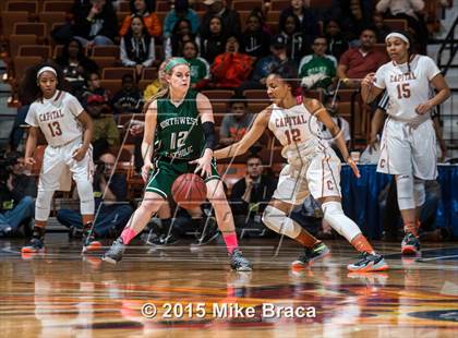 Thumbnail 2 in Northwest Catholic vs. Capital Prep (CIAC Class L Final) photogallery.