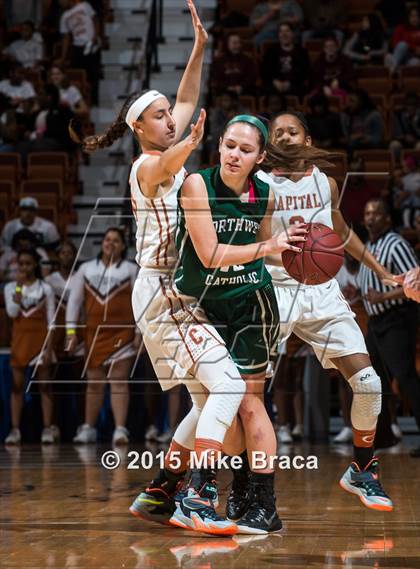 Thumbnail 3 in Northwest Catholic vs. Capital Prep (CIAC Class L Final) photogallery.
