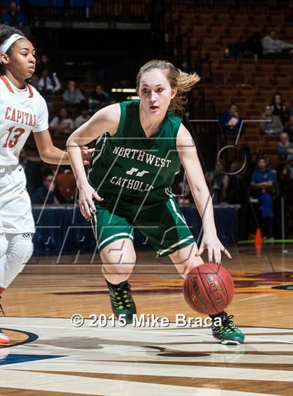 Thumbnail 1 in Northwest Catholic vs. Capital Prep (CIAC Class L Final) photogallery.