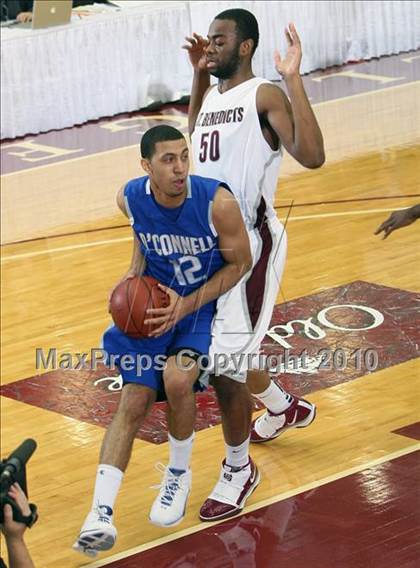 Thumbnail 2 in St. Benedict's Prep vs Bishop O'Connell (Hoophall Classic) photogallery.