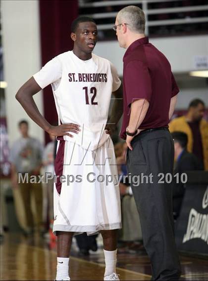 Thumbnail 2 in St. Benedict's Prep vs Bishop O'Connell (Hoophall Classic) photogallery.