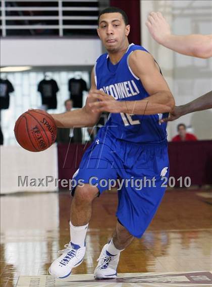 Thumbnail 1 in St. Benedict's Prep vs Bishop O'Connell (Hoophall Classic) photogallery.