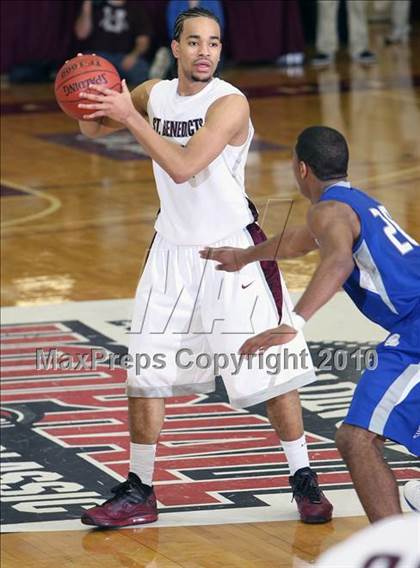 Thumbnail 1 in St. Benedict's Prep vs Bishop O'Connell (Hoophall Classic) photogallery.