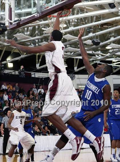 Thumbnail 2 in St. Benedict's Prep vs Bishop O'Connell (Hoophall Classic) photogallery.
