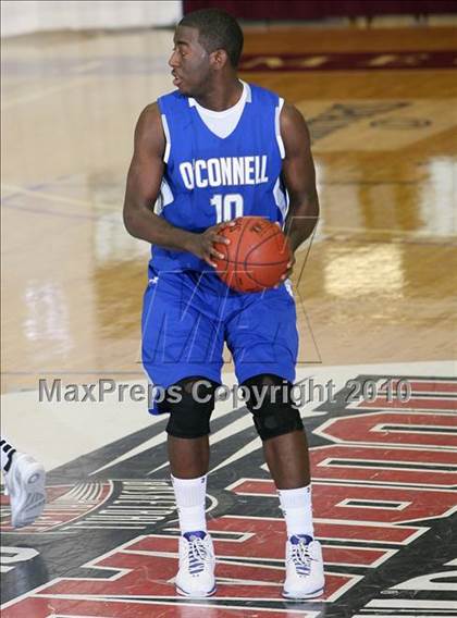 Thumbnail 1 in St. Benedict's Prep vs Bishop O'Connell (Hoophall Classic) photogallery.
