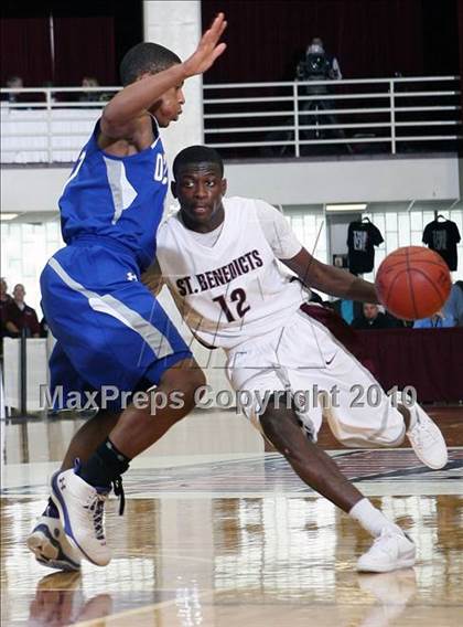 Thumbnail 1 in St. Benedict's Prep vs Bishop O'Connell (Hoophall Classic) photogallery.