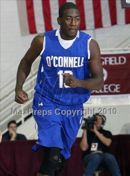 Thumbnail 1 in St. Benedict's Prep vs Bishop O'Connell (Hoophall Classic) photogallery.