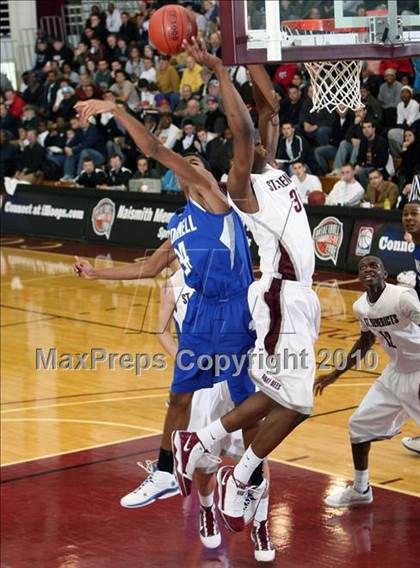 Thumbnail 2 in St. Benedict's Prep vs Bishop O'Connell (Hoophall Classic) photogallery.