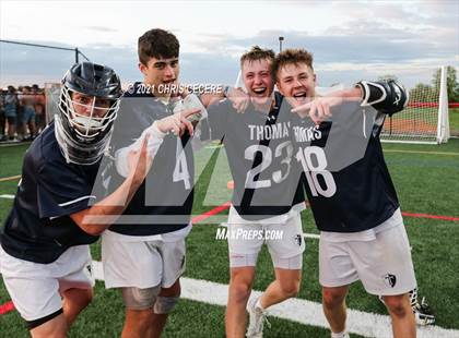 Thumbnail 1 in Webster Thomas @ Canandaigua Academy (Section 5 Class B Final) photogallery.