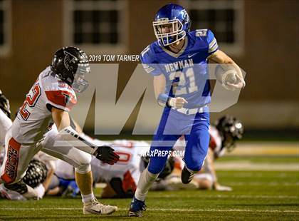Thumbnail 3 in Newman Central Catholic vs. Gibson City-Melvin-Sibley (IHSA 2A 2nd Round Playoff) photogallery.