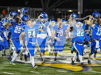 Thumbnail 1 in Newman Central Catholic vs. Gibson City-Melvin-Sibley (IHSA 2A 2nd Round Playoff) photogallery.