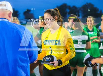 Thumbnail 1 in Manteca vs. Christian Brothers (CIF SJS D3 Final) photogallery.