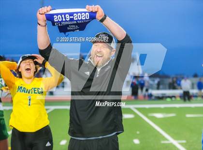 Thumbnail 1 in Manteca vs. Christian Brothers (CIF SJS D3 Final) photogallery.
