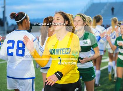 Thumbnail 1 in Manteca vs. Christian Brothers (CIF SJS D3 Final) photogallery.