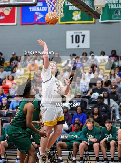 Thumbnail 1 in Fairmont vs Pinecrest (2023 Robeson County Shootout) Championship photogallery.