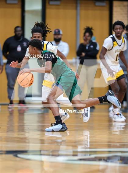 Thumbnail 3 in Fairmont vs Pinecrest (2023 Robeson County Shootout) Championship photogallery.