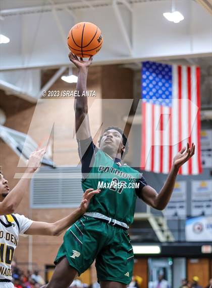 Thumbnail 1 in Fairmont vs Pinecrest (2023 Robeson County Shootout) Championship photogallery.