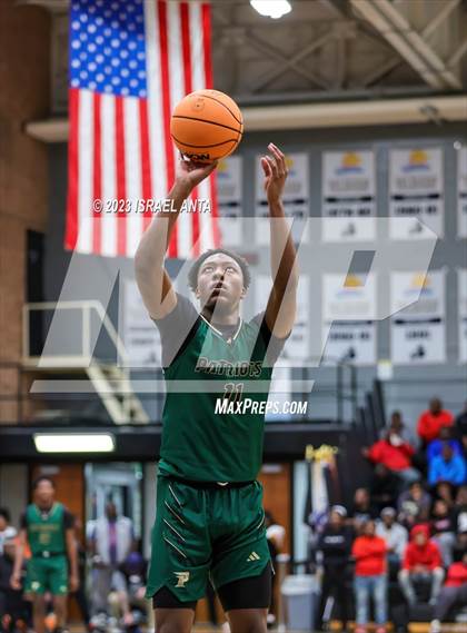 Thumbnail 2 in Fairmont vs Pinecrest (2023 Robeson County Shootout) Championship photogallery.
