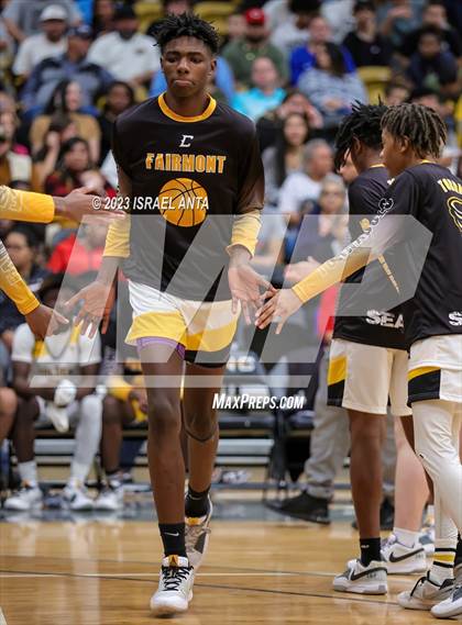 Thumbnail 1 in Fairmont vs Pinecrest (2023 Robeson County Shootout) Championship photogallery.