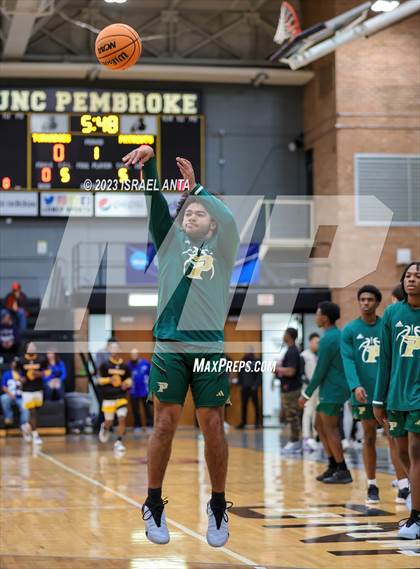 Thumbnail 1 in Fairmont vs Pinecrest (2023 Robeson County Shootout) Championship photogallery.