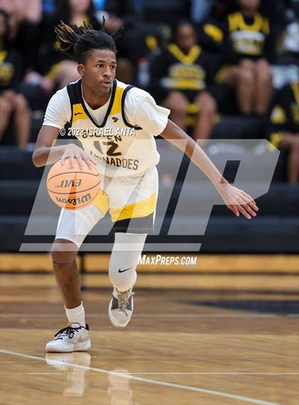 Thumbnail 1 in Fairmont vs Pinecrest (2023 Robeson County Shootout) Championship photogallery.