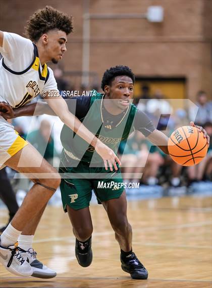 Thumbnail 1 in Fairmont vs Pinecrest (2023 Robeson County Shootout) Championship photogallery.