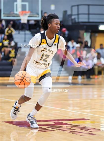 Thumbnail 3 in Fairmont vs Pinecrest (2023 Robeson County Shootout) Championship photogallery.
