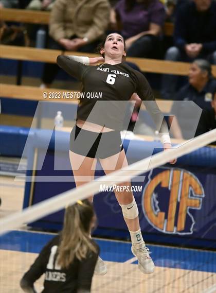 Thumbnail 2 in Saint Francis vs. Cathedral Catholic (CIF State Open Final) photogallery.
