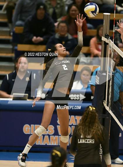 Thumbnail 3 in Saint Francis vs. Cathedral Catholic (CIF State Open Final) photogallery.