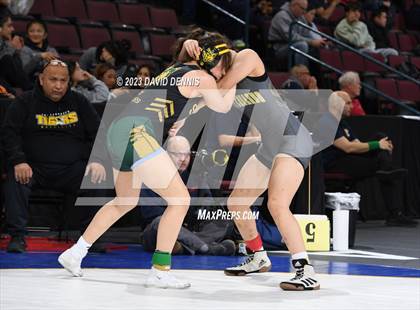 Thumbnail 3 in CIF State Girls Wrestling Championships (Consolation RD1) photogallery.
