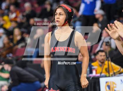 Thumbnail 3 in CIF State Girls Wrestling Championships (Consolation RD1) photogallery.