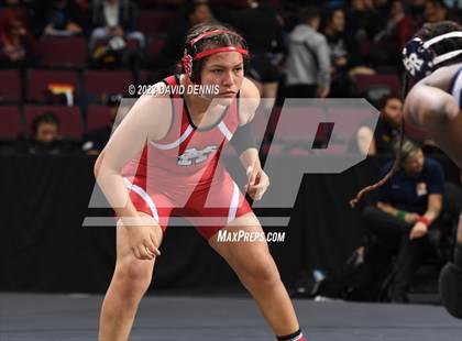Thumbnail 2 in CIF State Girls Wrestling Championships (Consolation RD1) photogallery.