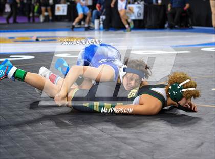 Thumbnail 2 in CIF State Girls Wrestling Championships (Consolation RD1) photogallery.