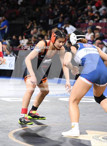 Thumbnail 1 in CIF State Girls Wrestling Championships (Consolation RD1) photogallery.