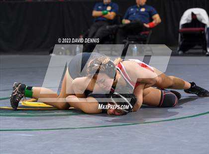 Thumbnail 3 in CIF State Girls Wrestling Championships (Consolation RD1) photogallery.