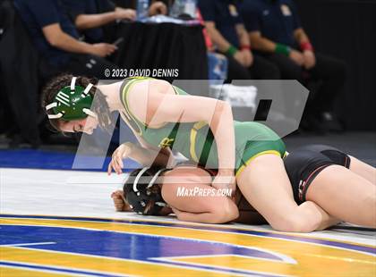 Thumbnail 3 in CIF State Girls Wrestling Championships (Consolation RD1) photogallery.