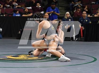 Thumbnail 1 in CIF State Girls Wrestling Championships (Consolation RD1) photogallery.