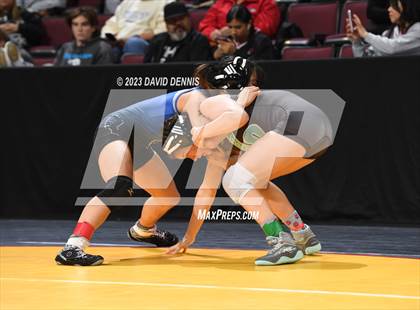Thumbnail 3 in CIF State Girls Wrestling Championships (Consolation RD1) photogallery.