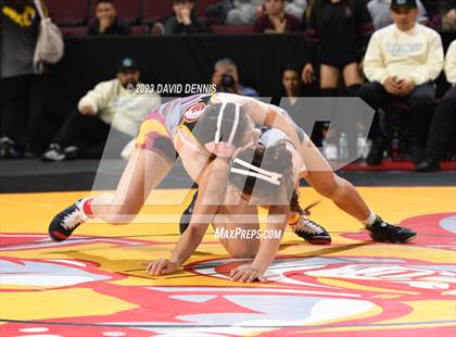 Thumbnail 2 in CIF State Girls Wrestling Championships (Consolation RD1) photogallery.