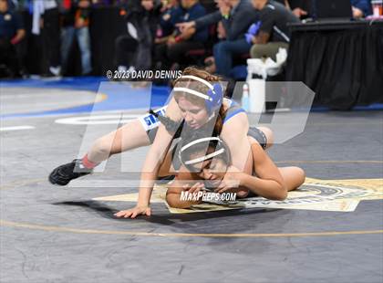 Thumbnail 3 in CIF State Girls Wrestling Championships (Consolation RD1) photogallery.