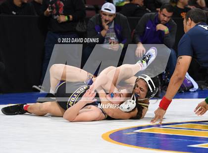 Thumbnail 2 in CIF State Girls Wrestling Championships (Consolation RD1) photogallery.
