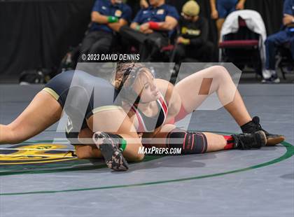 Thumbnail 3 in CIF State Girls Wrestling Championships (Consolation RD1) photogallery.