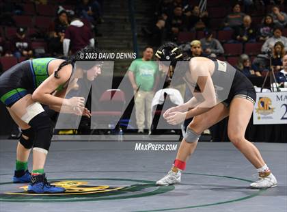 Thumbnail 1 in CIF State Girls Wrestling Championships (Consolation RD1) photogallery.