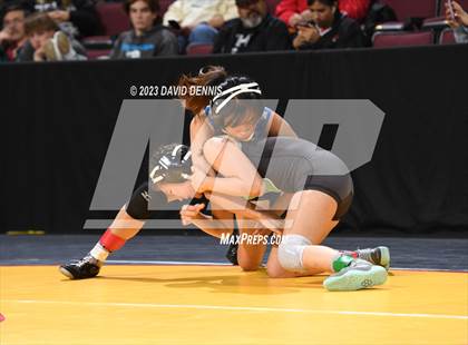 Thumbnail 2 in CIF State Girls Wrestling Championships (Consolation RD1) photogallery.