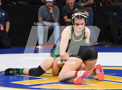 Thumbnail 3 in CIF State Girls Wrestling Championships (Consolation RD1) photogallery.