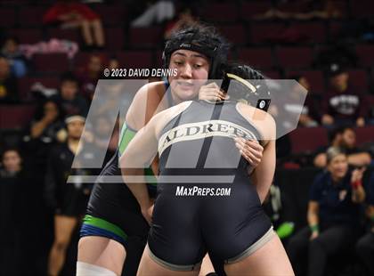 Thumbnail 2 in CIF State Girls Wrestling Championships (Consolation RD1) photogallery.