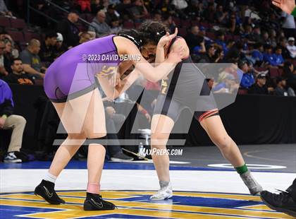 Thumbnail 2 in CIF State Girls Wrestling Championships (Consolation RD1) photogallery.