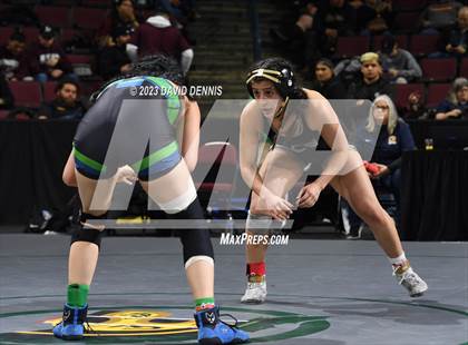 Thumbnail 2 in CIF State Girls Wrestling Championships (Consolation RD1) photogallery.
