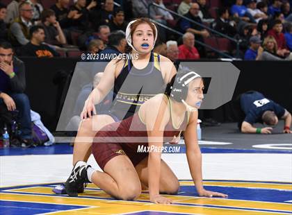 Thumbnail 3 in CIF State Girls Wrestling Championships (Consolation RD1) photogallery.